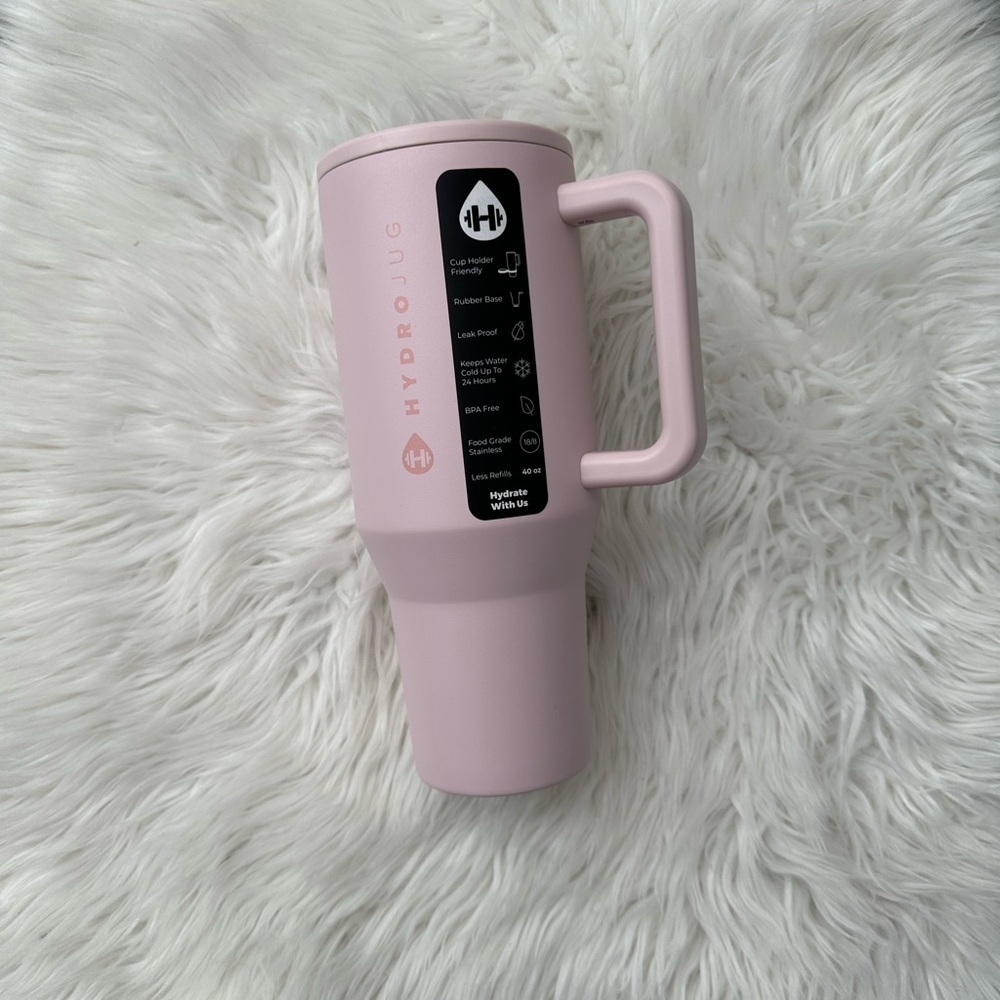 Hydrojug Traveler Tumbler Pink Sand 40oz